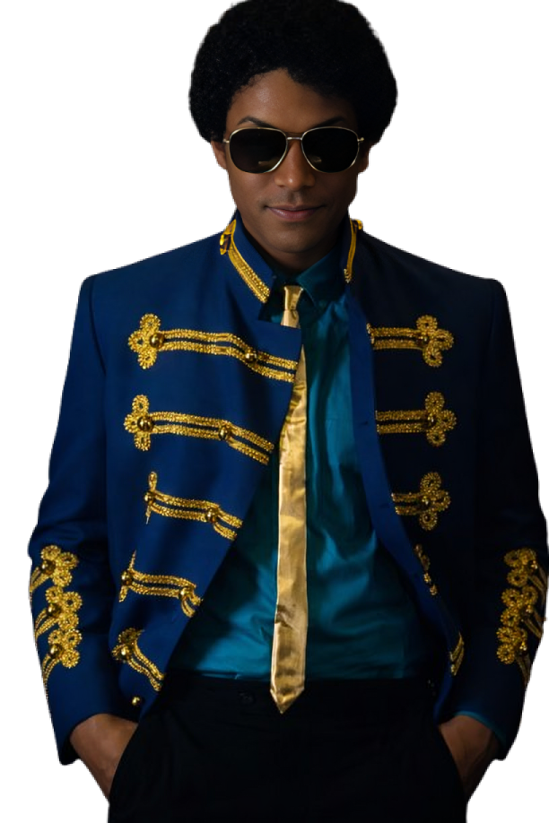 Michael Jaafar Jackson Blue Jacket - Image 5